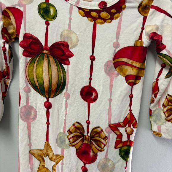 Little Bum Bums Bamboo Christmas Ornaments Romper Size 6-9 months - Picture 2 of 5